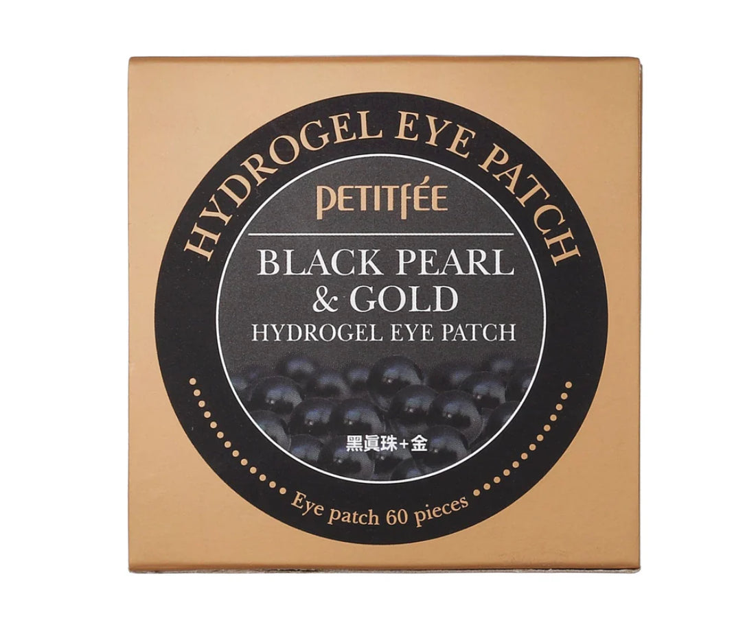 Petitfee Black Pearl & Gold Hydrogel Øyemaske (60stk)