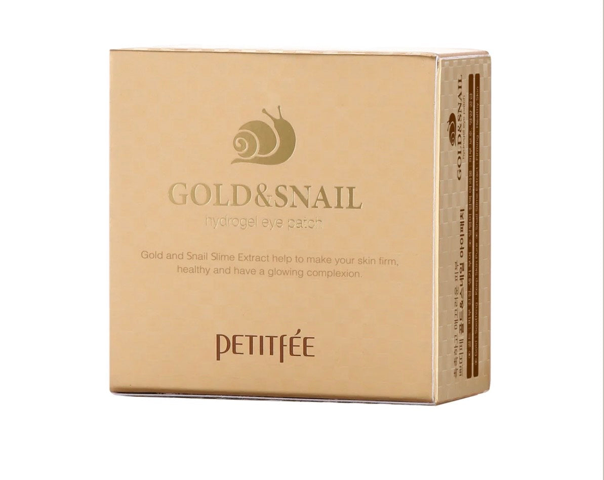 Petitfee Gold and Snail ansiktsmaske (5stk)